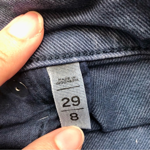 LOFT High Waisted Denim Shorts - Picture 3 of 4